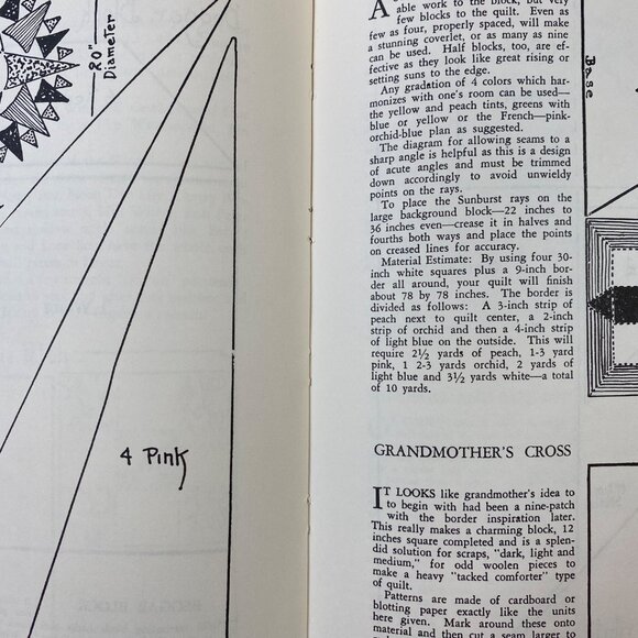 101 Patchwork Patterns Quilting Book By Ruby McKim - Picture 6 of 6